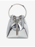 Jimmy Choo Bon Bon metallic-woven cross-body bag, UK version