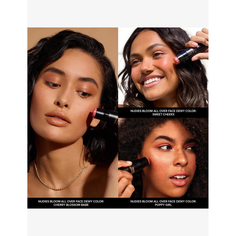 Nudestix Pretty Blush kit with three mini Nudie sticks 1.8g (British brand)