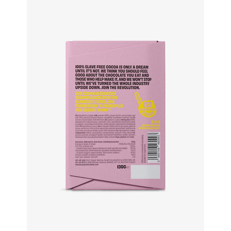 UP-UP salted caramel milk chocolate 130g - British product