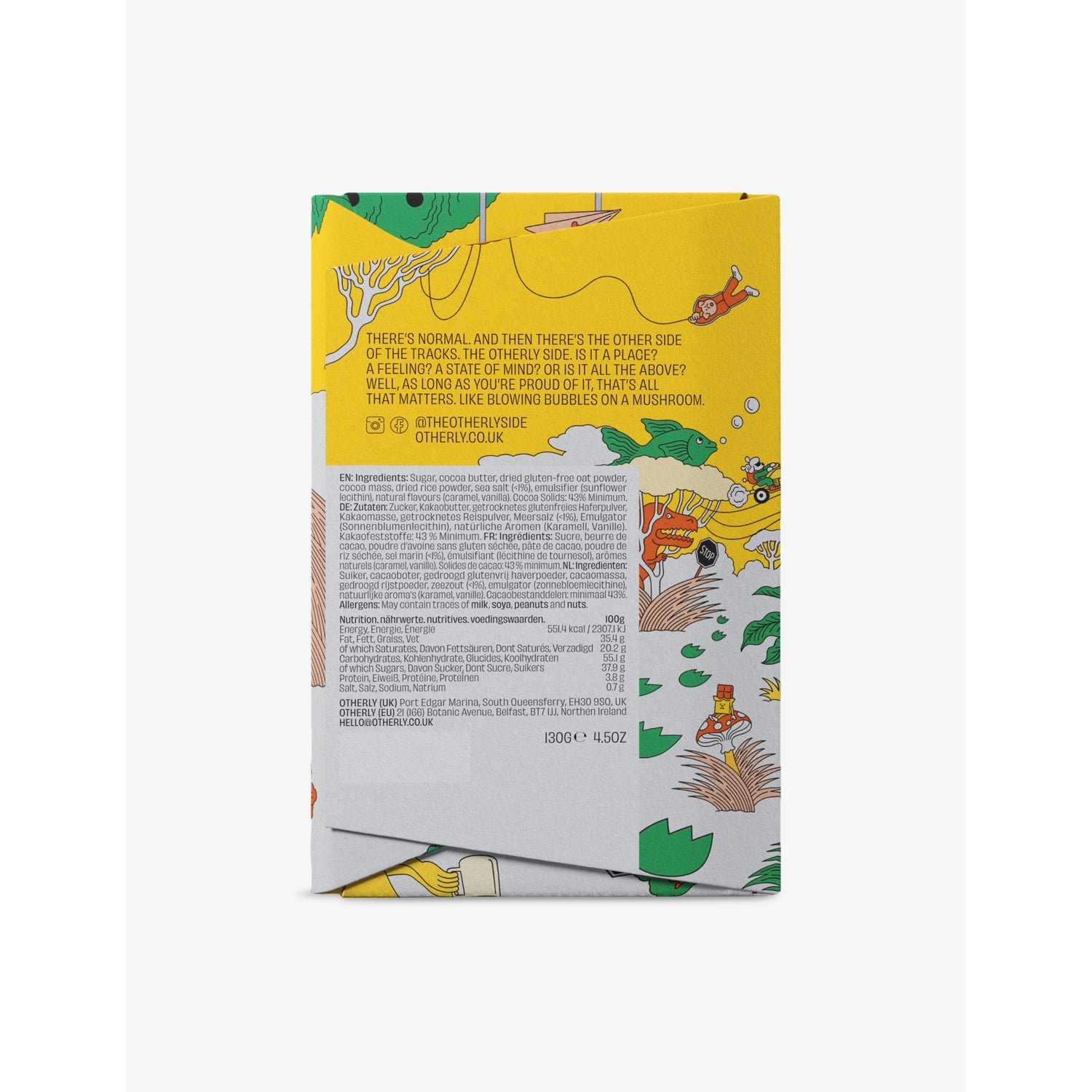 Otherly oatmilk chocolate salted caramel 130g, UK version