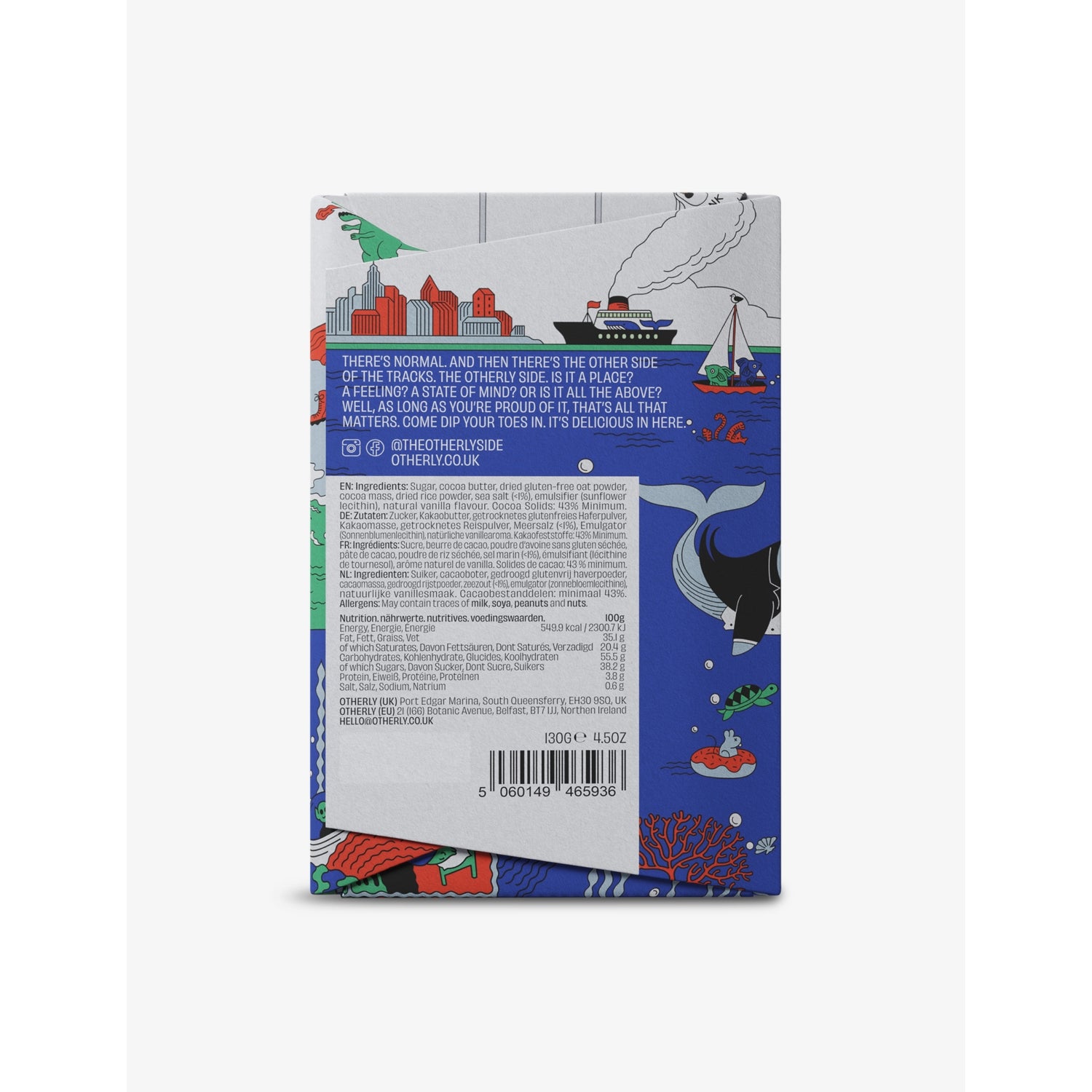 OTHERLY sea salt oat milk chocolate bar 130g - British product