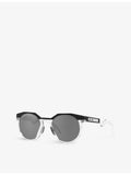 Oakley OO9242 round acetate polarised sunglasses (British brand)