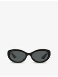 Oliver Peoples round-frame acetate sunglasses OV5513SU, imported from the UK