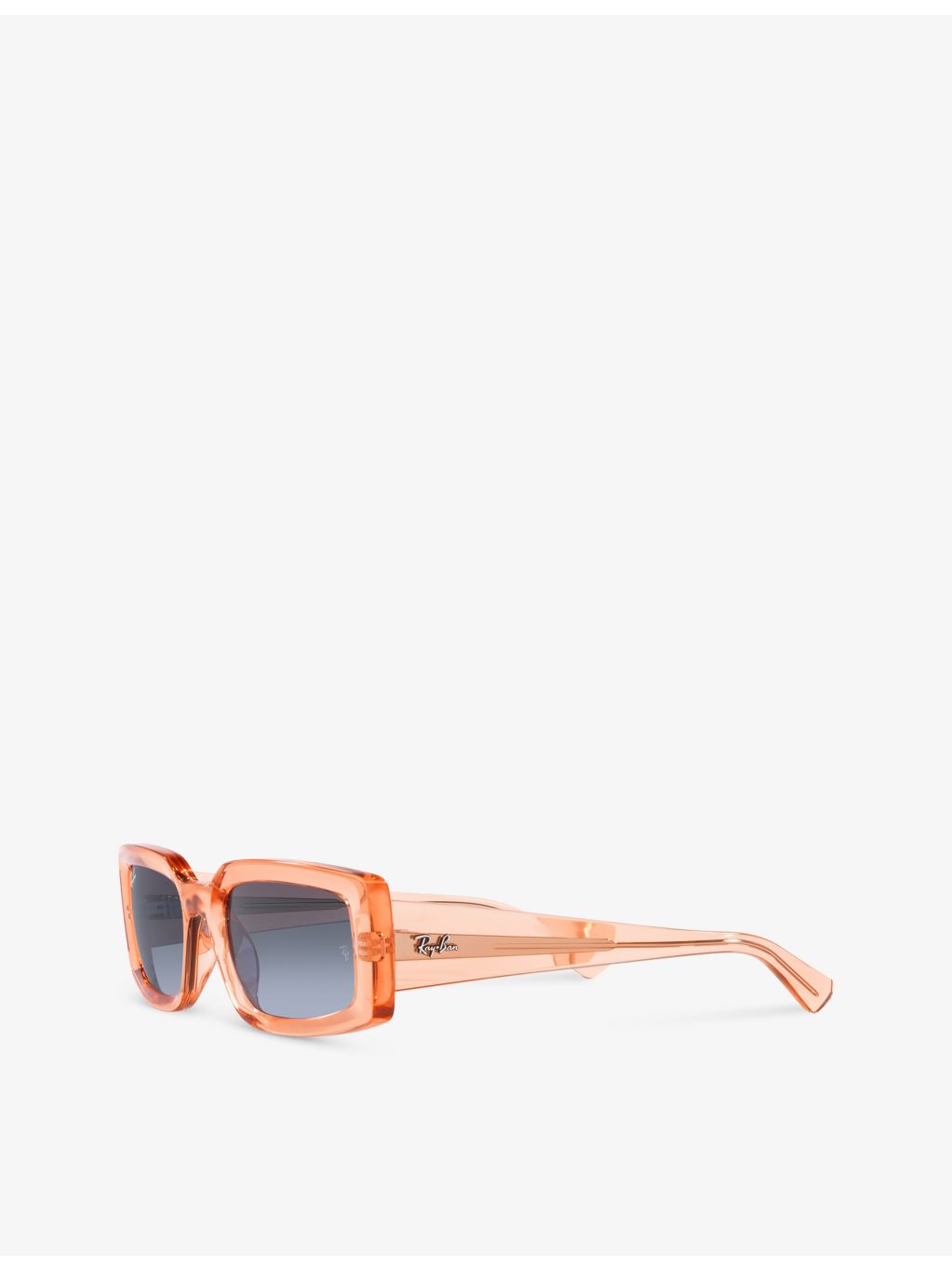 Ray-Ban Kiliane RB4395 transparent acetate rectangle sunglasses - British product