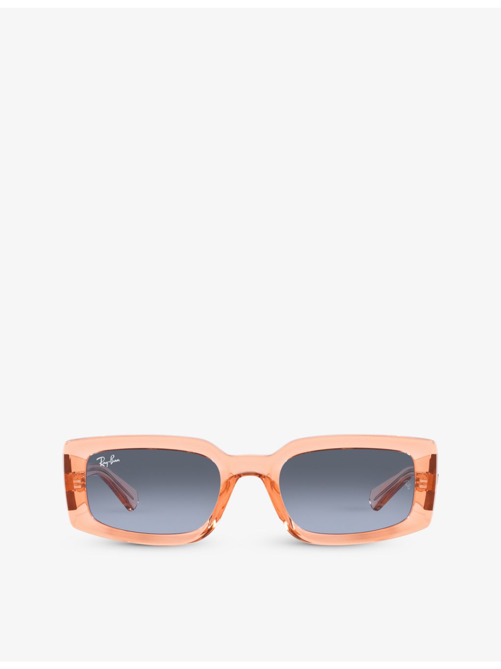 Ray-Ban Kiliane RB4395 transparent acetate rectangle sunglasses - British product
