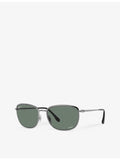 Ray-Ban RB3705 square-frame metal sunglasses, UK version
