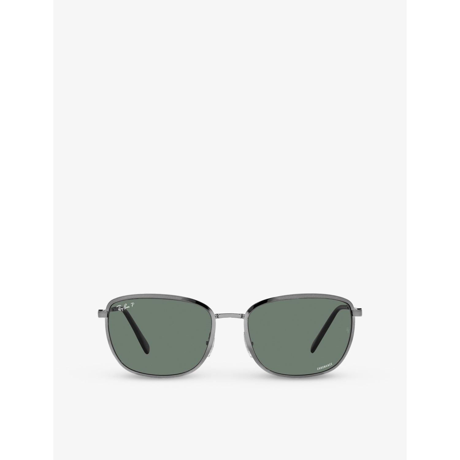 Ray-Ban RB3705 square-frame metal sunglasses, UK version