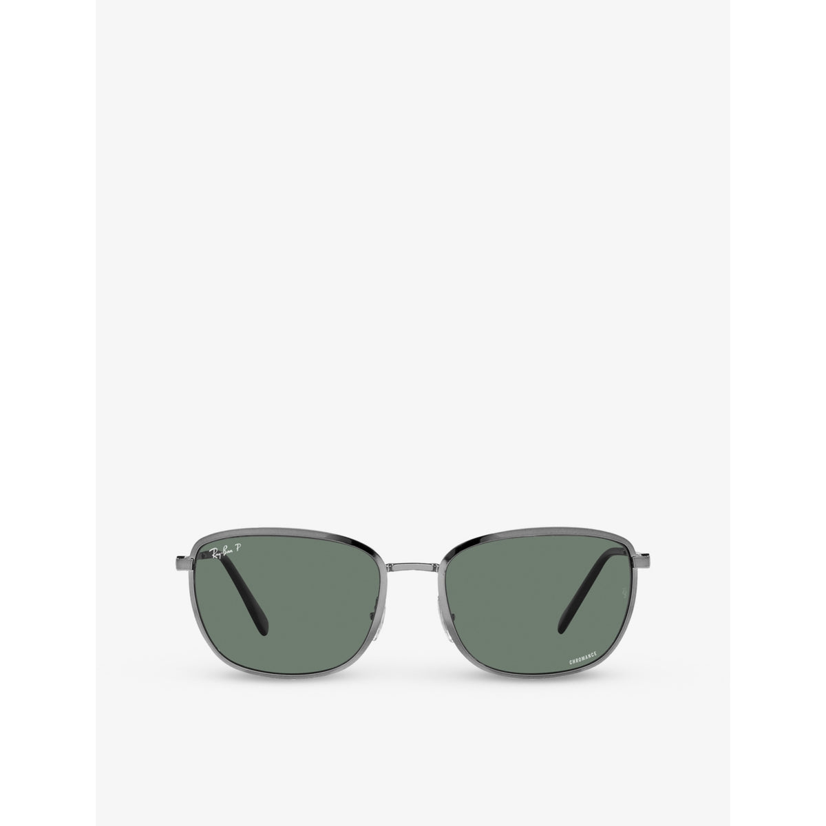 Ray-Ban RB3705 square-frame metal sunglasses, UK version