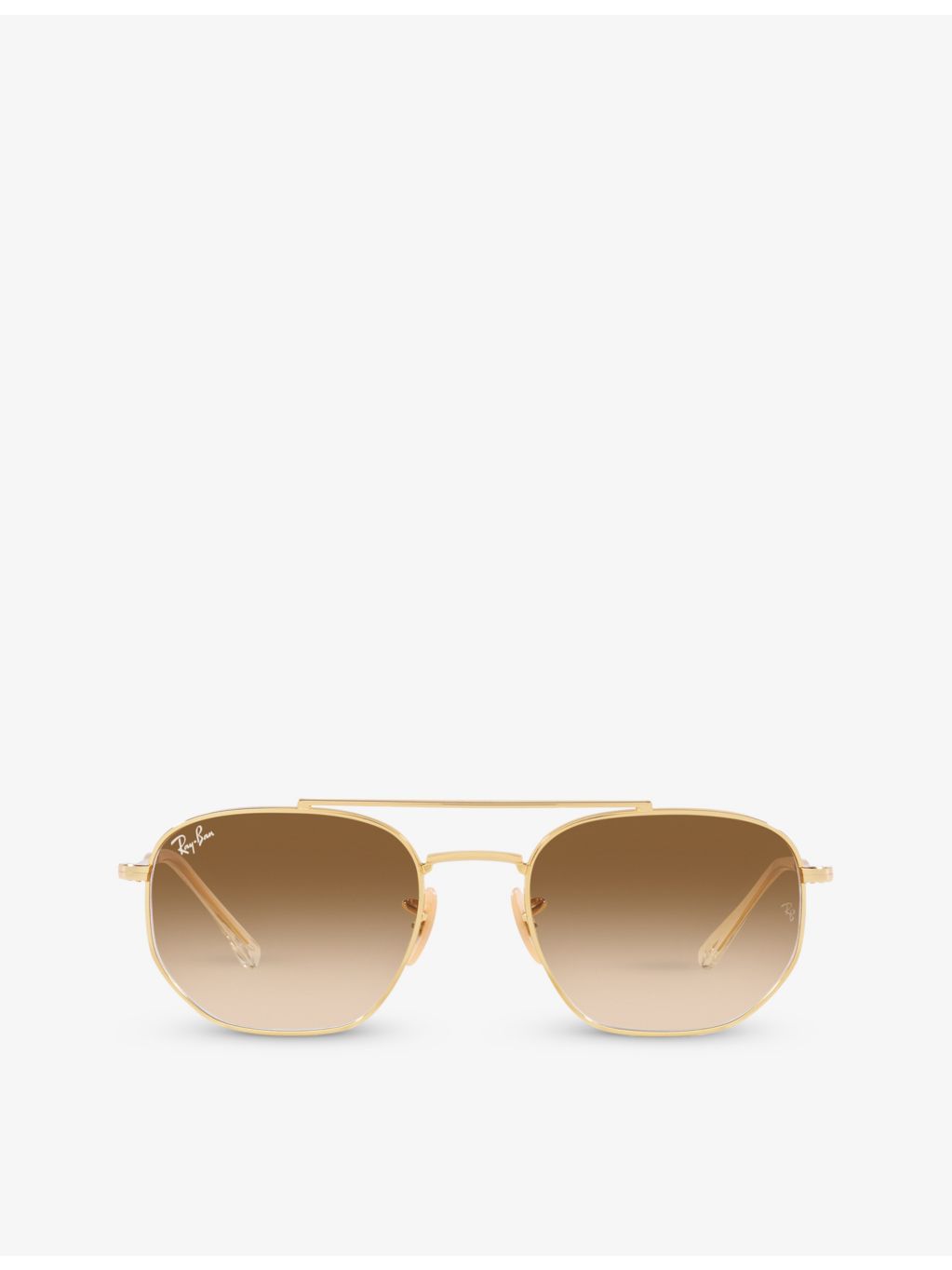 Ray-Ban RB3707 faceted metal sunglasses 54mm lens - British product