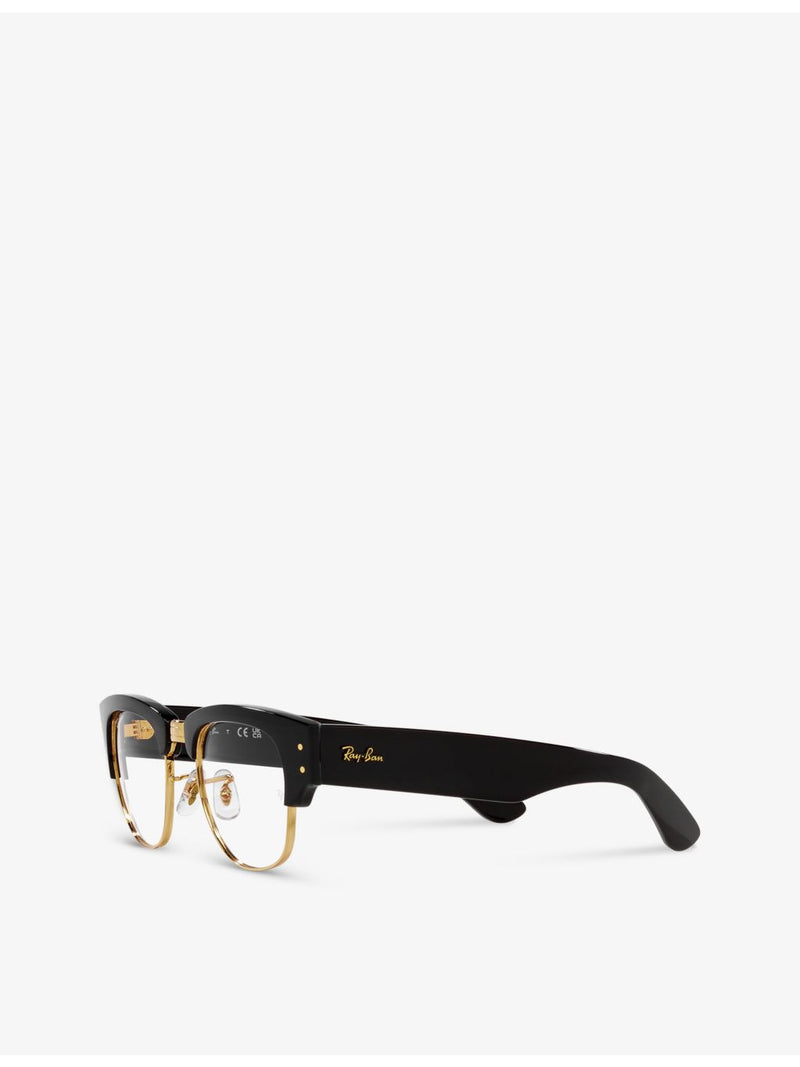 Ray-Ban Mega Clubmaster square-frame propionate optical glasses, UK version