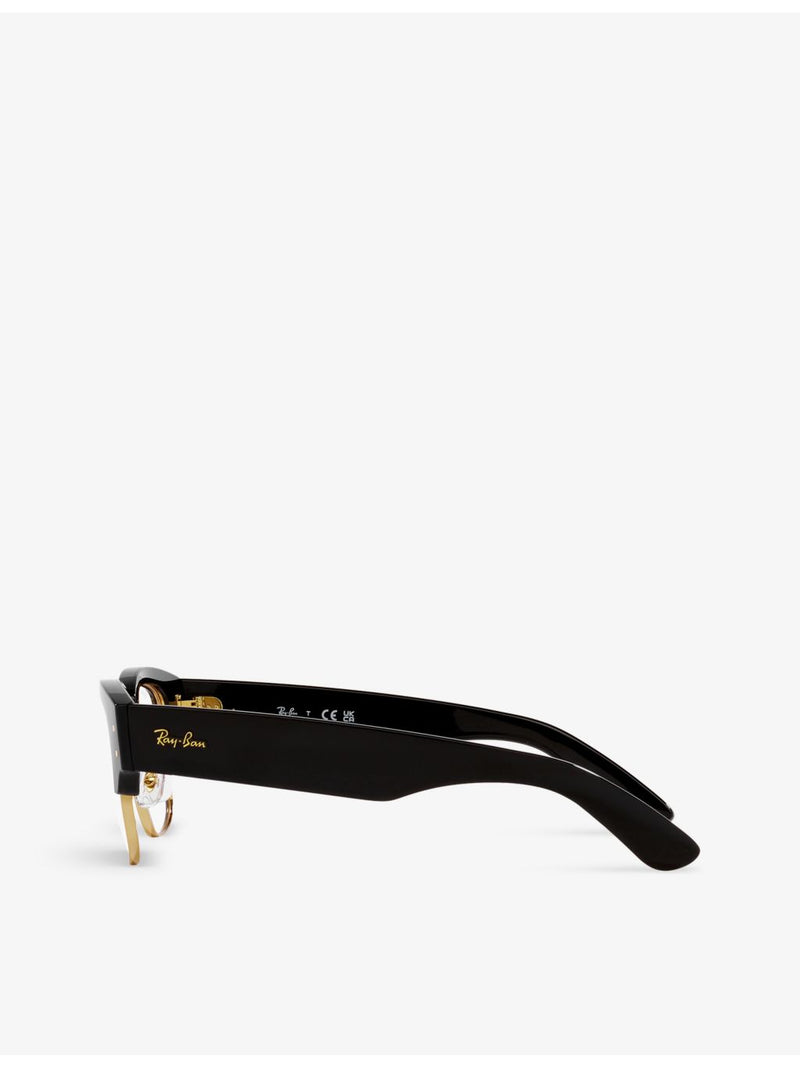 Ray-Ban Mega Clubmaster square-frame propionate optical glasses, UK version