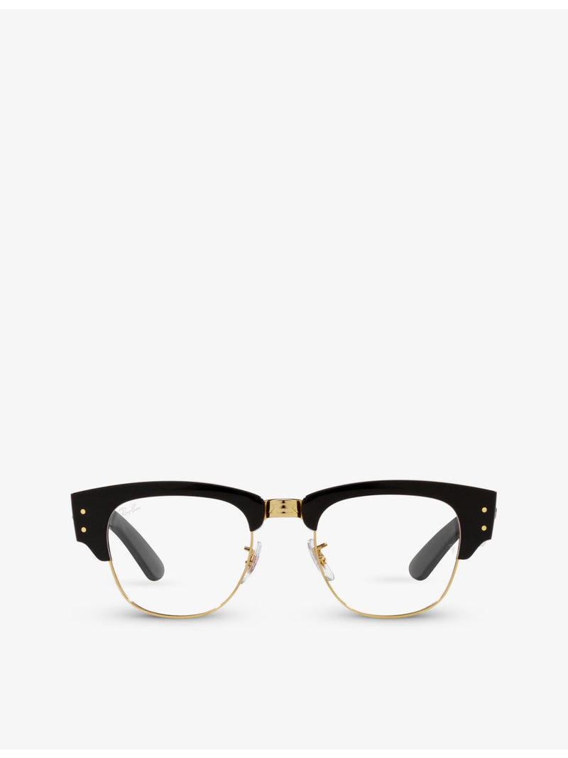 Ray-Ban Mega Clubmaster square-frame propionate optical glasses, UK version