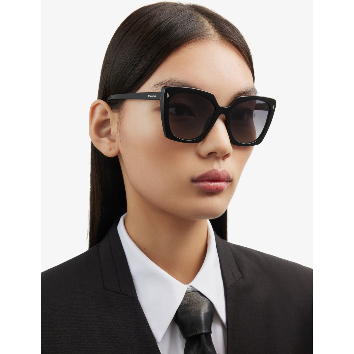 Prada PR 23ZS square-frame acetate sunglasses, oversized (British brand)