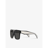 Prada square-frame acetate sunglasses PR 24ZS, imported from the UK