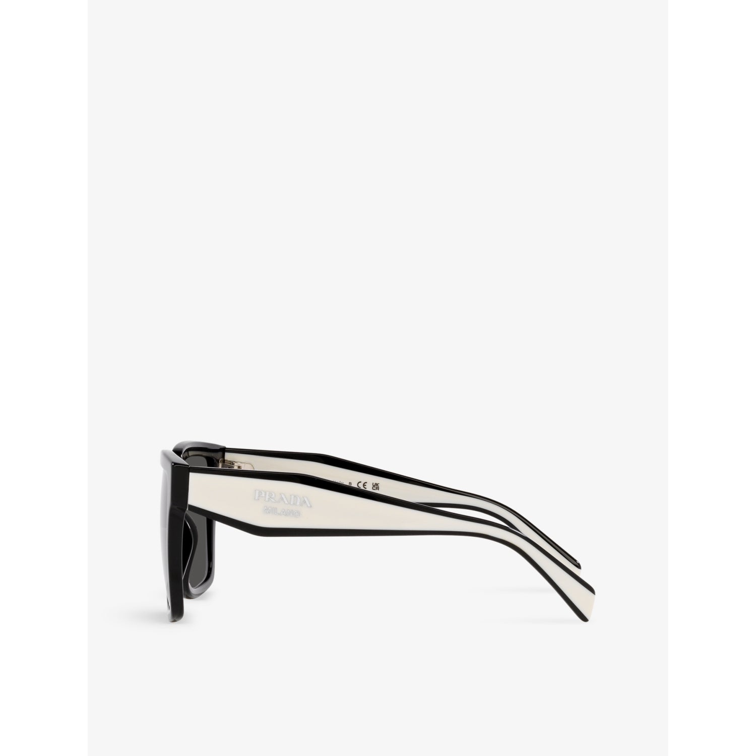 Prada square-frame acetate sunglasses PR 24ZS, imported from the UK