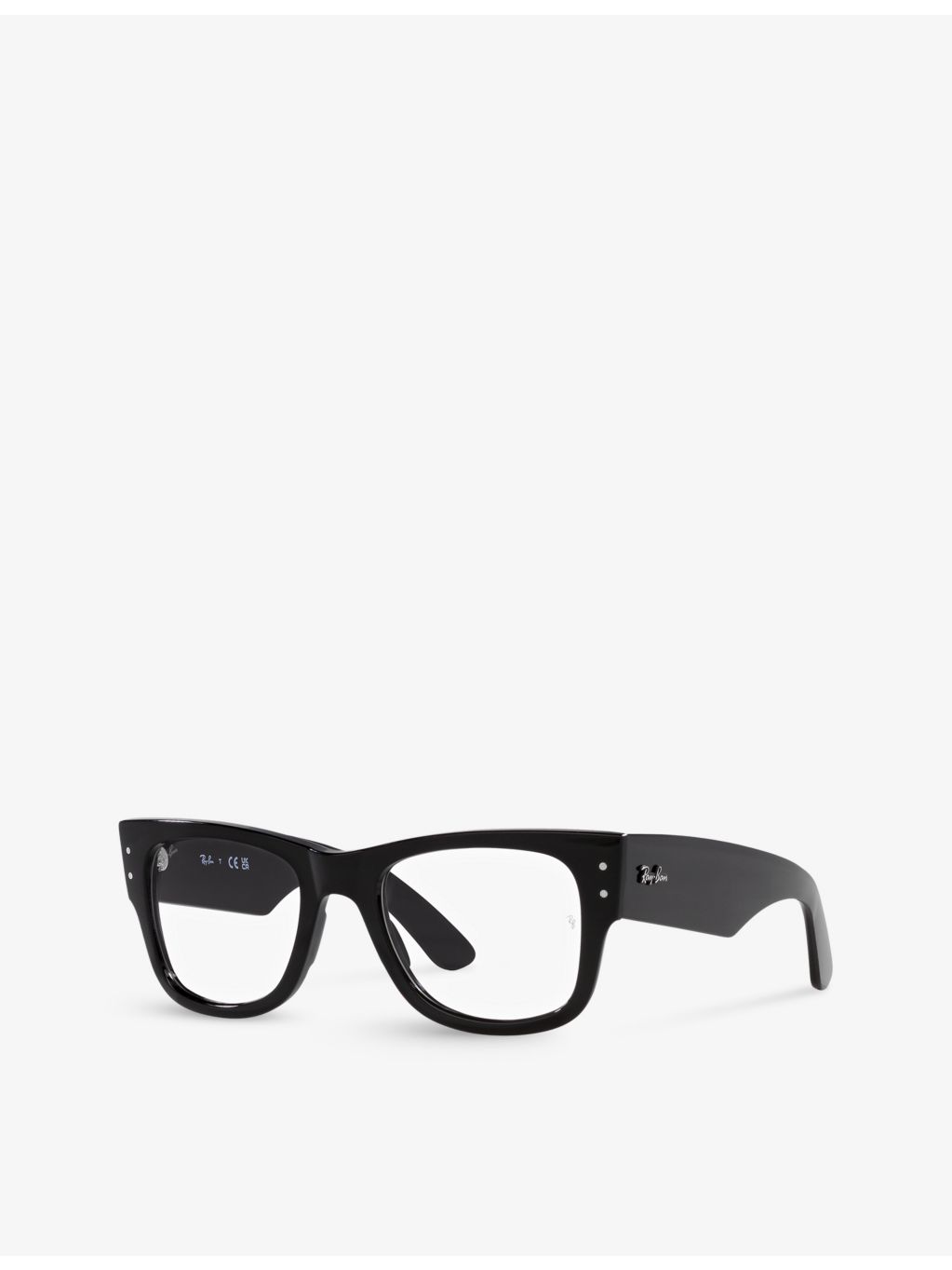 Ray-Ban RX0840V Mega Wayfarer square frame propionate sunglasses, imported from the UK