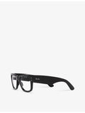 Ray-Ban RX0840V Mega Wayfarer square frame propionate sunglasses, imported from the UK