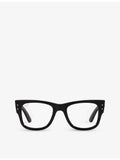 Ray-Ban RX0840V Mega Wayfarer square frame propionate sunglasses, imported from the UK