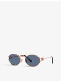 Miu Miu MU 52YS round-frame metal sunglasses (British brand)