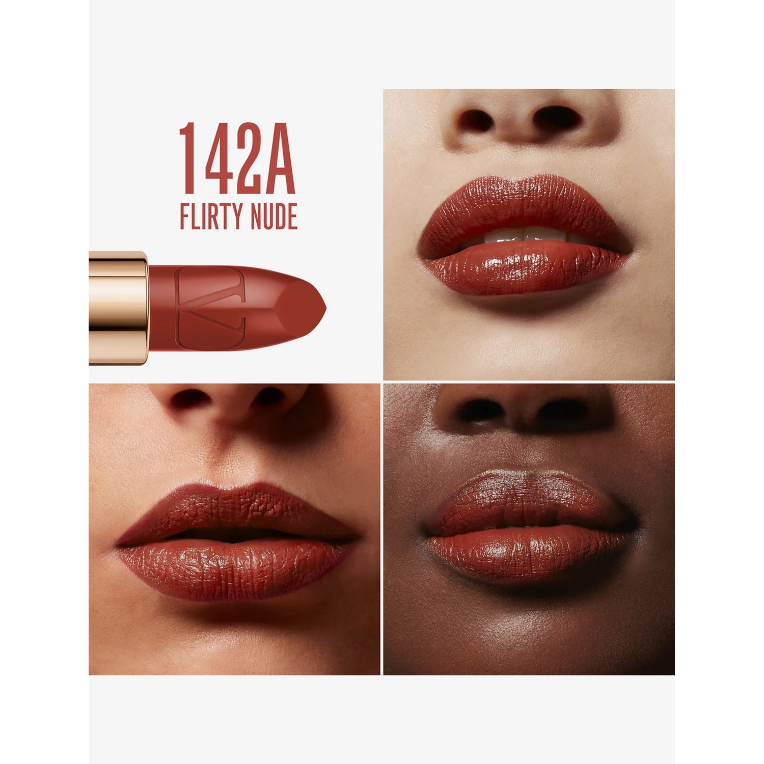 Valentino Rosso Satin lipstick refill 3.4g, imported from the UK