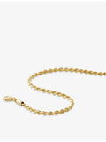 Monica Vinader gold vermeil rope chain bracelet, imported from the UK