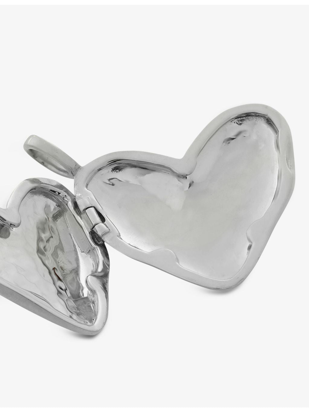 Monica Vinader heart-shaped sterling-silver locket pendant, UK version