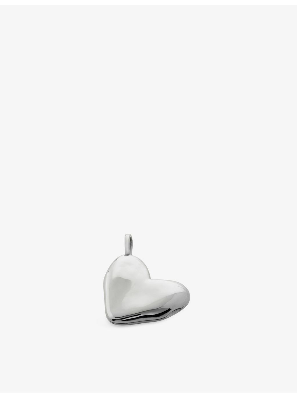 Monica Vinader heart-shaped sterling-silver locket pendant, UK version