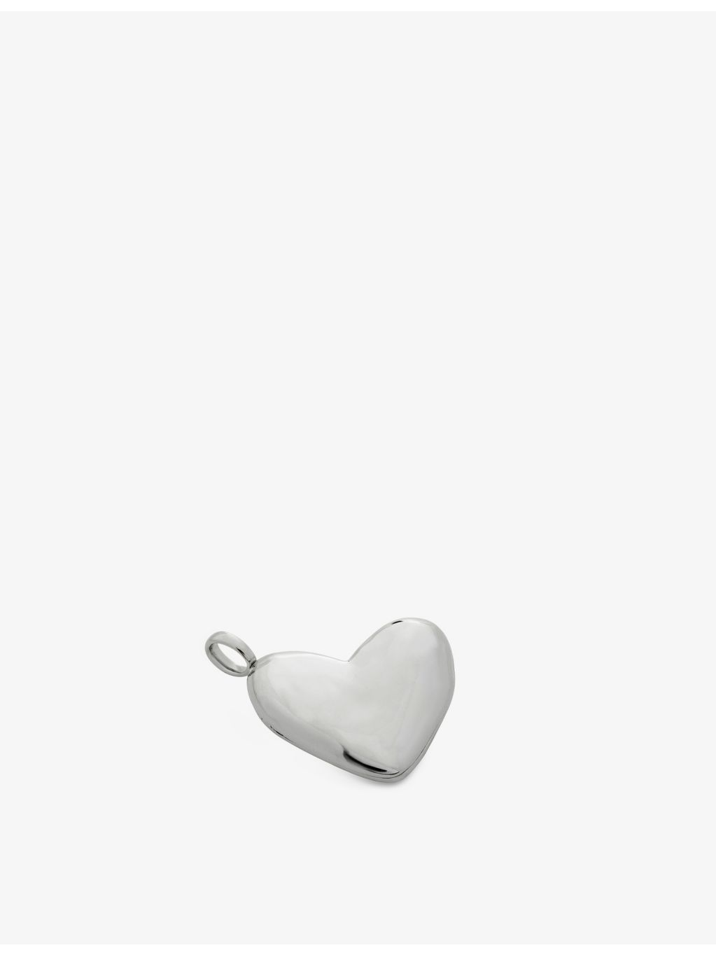 Monica Vinader heart-shaped sterling-silver locket pendant, UK version