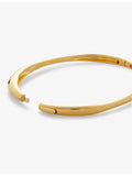 Monica Vinader Nura Reef gold-plated sterling silver bangle (British brand)