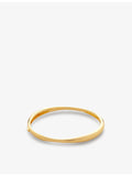 Monica Vinader Nura Reef gold-plated sterling silver bangle (British brand)