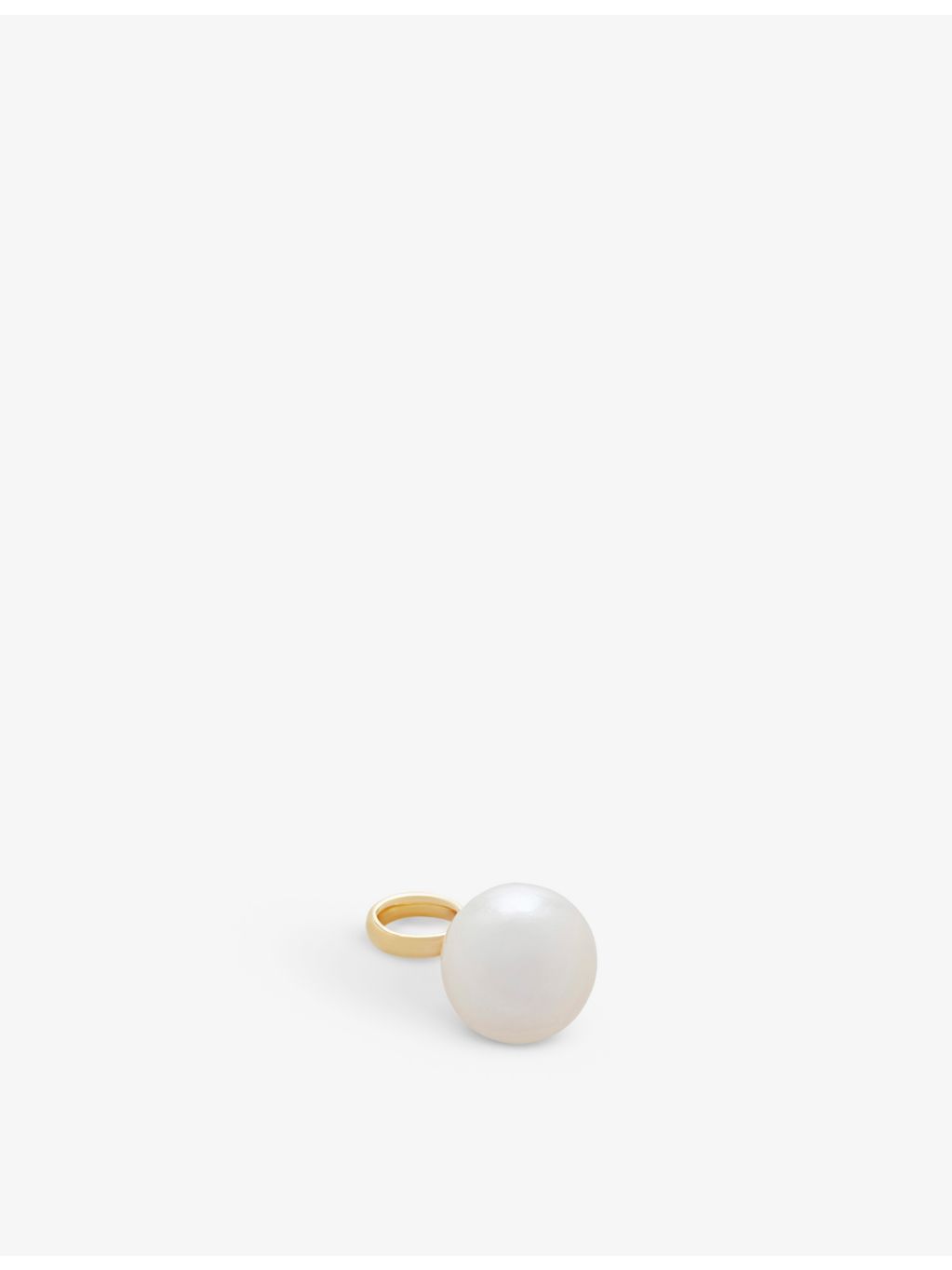 Monica Vinader Nura pearl pendant in 18ct gold vermeil - British product