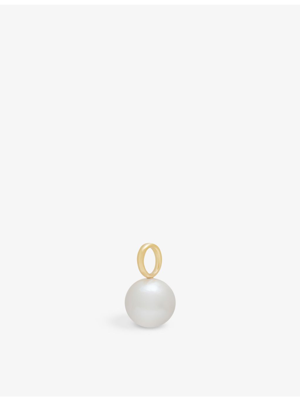 Monica Vinader Nura pearl pendant in 18ct gold vermeil - British product