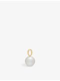 Monica Vinader Nura pearl pendant in 18ct gold vermeil - British product