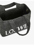 Loewe Paula's Ibiza small raffia tote bag (British brand)
