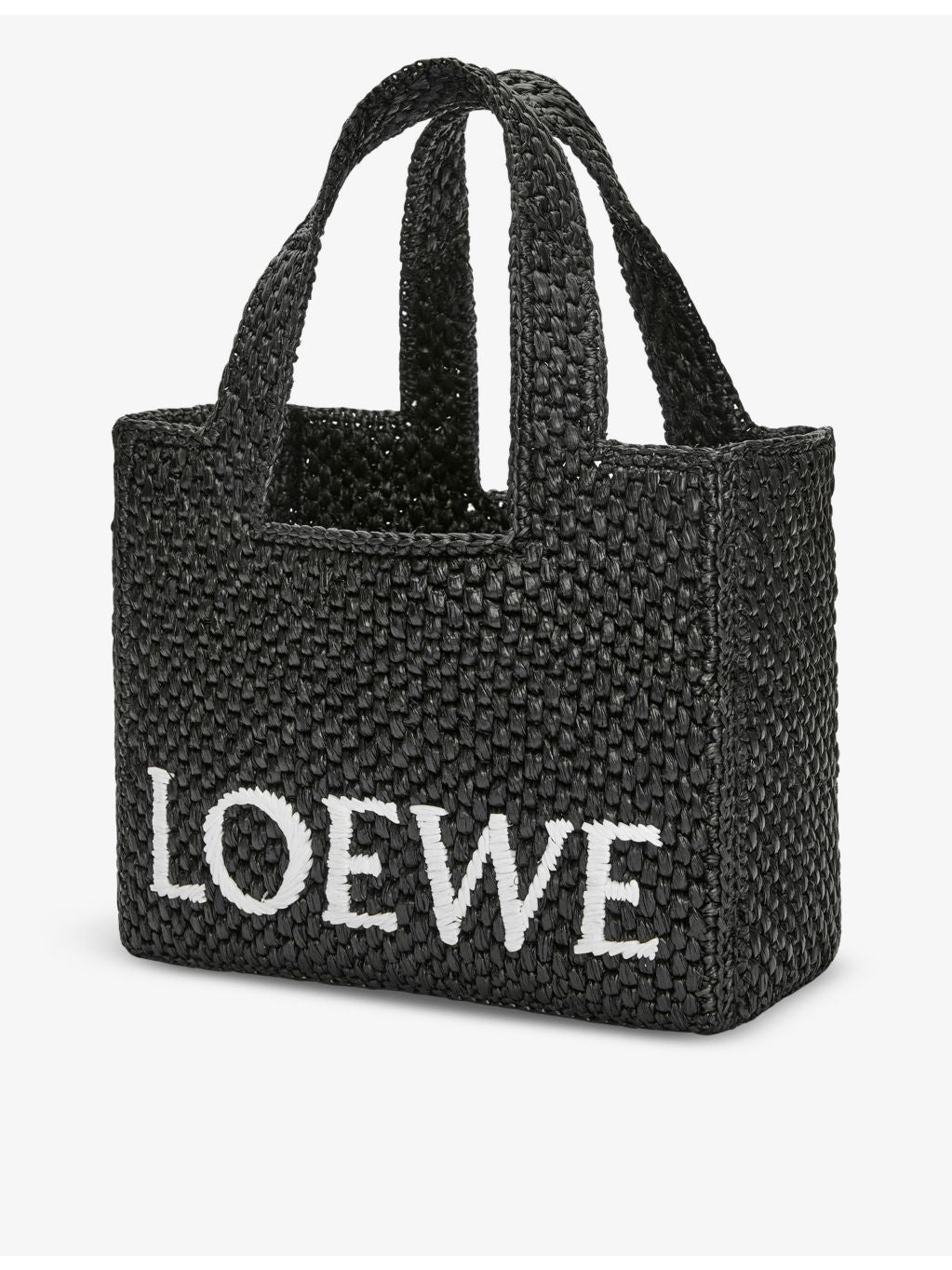 Loewe Paula's Ibiza small raffia tote bag (British brand)