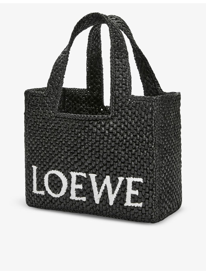 Loewe Paula's Ibiza small raffia tote bag (British brand)