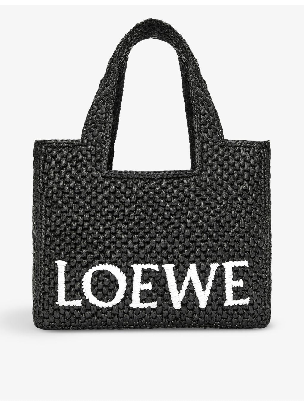 Loewe Paula's Ibiza small raffia tote bag (British brand)