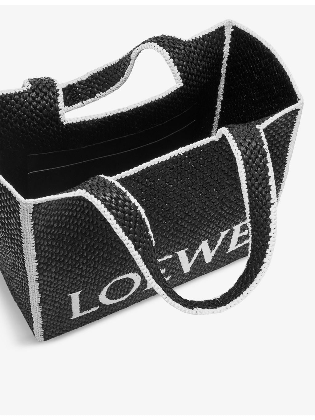 Loewe Paula's Ibiza large raffia tote bag, imported from the UK
