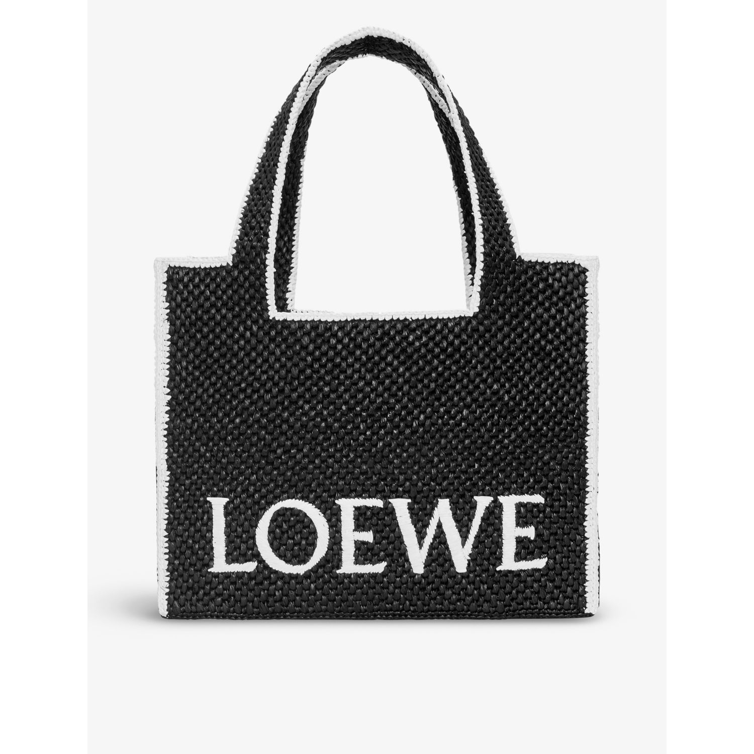 Loewe Paula's Ibiza large raffia tote bag, imported from the UK