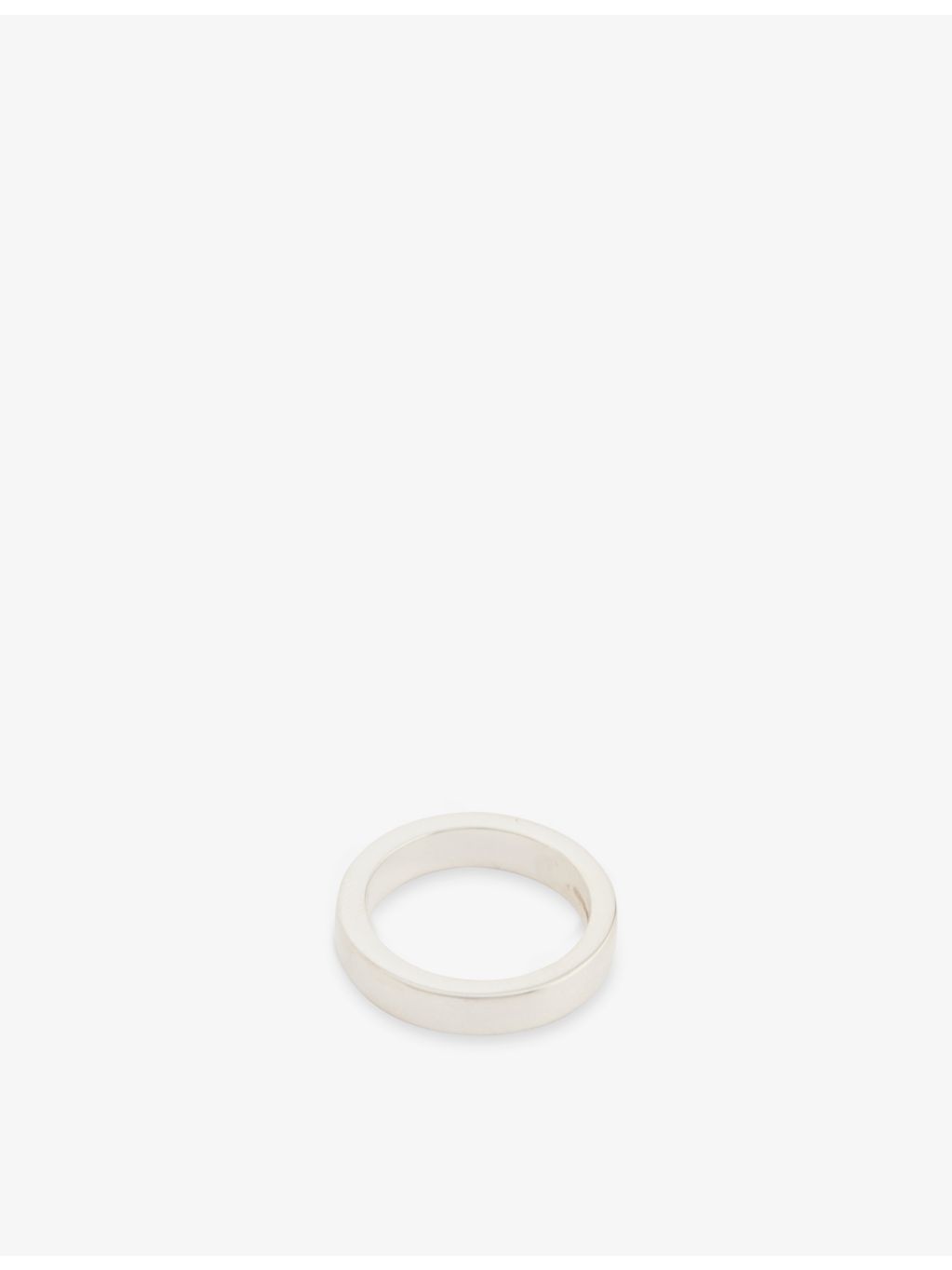 Serge DeNimes Loyalty sterling-silver ring 4mm, imported from the UK