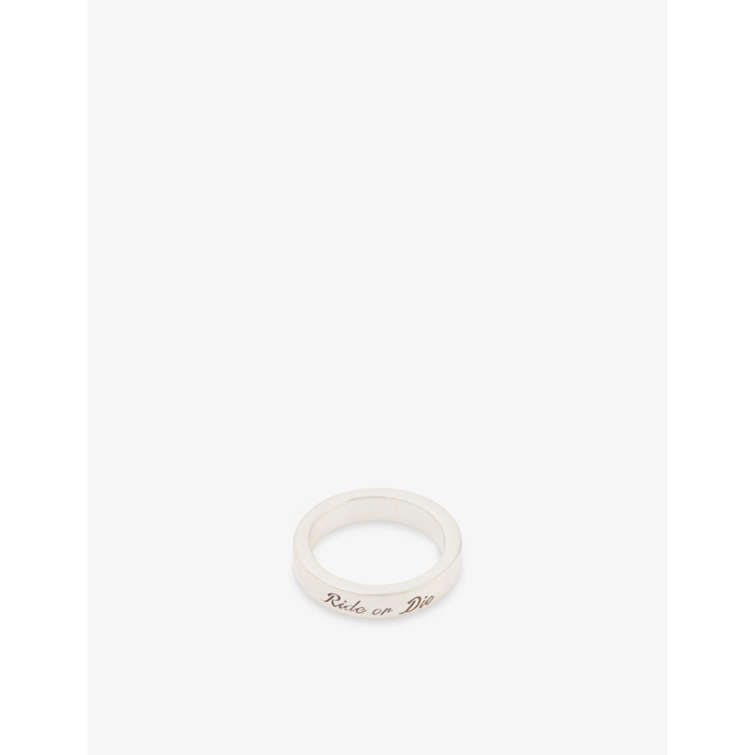 Loyalty sterling-silver ring - N