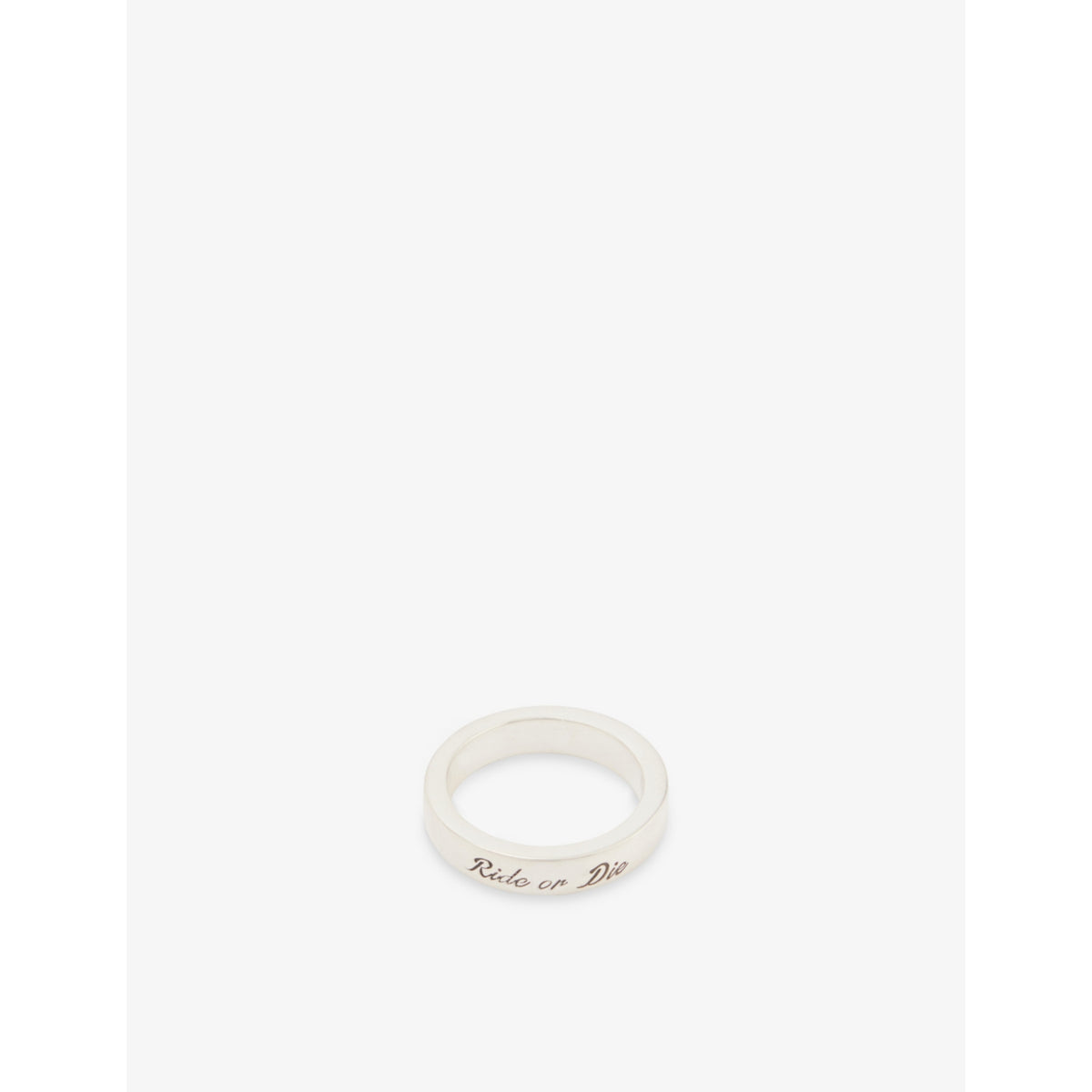 Loyalty sterling-silver ring - N