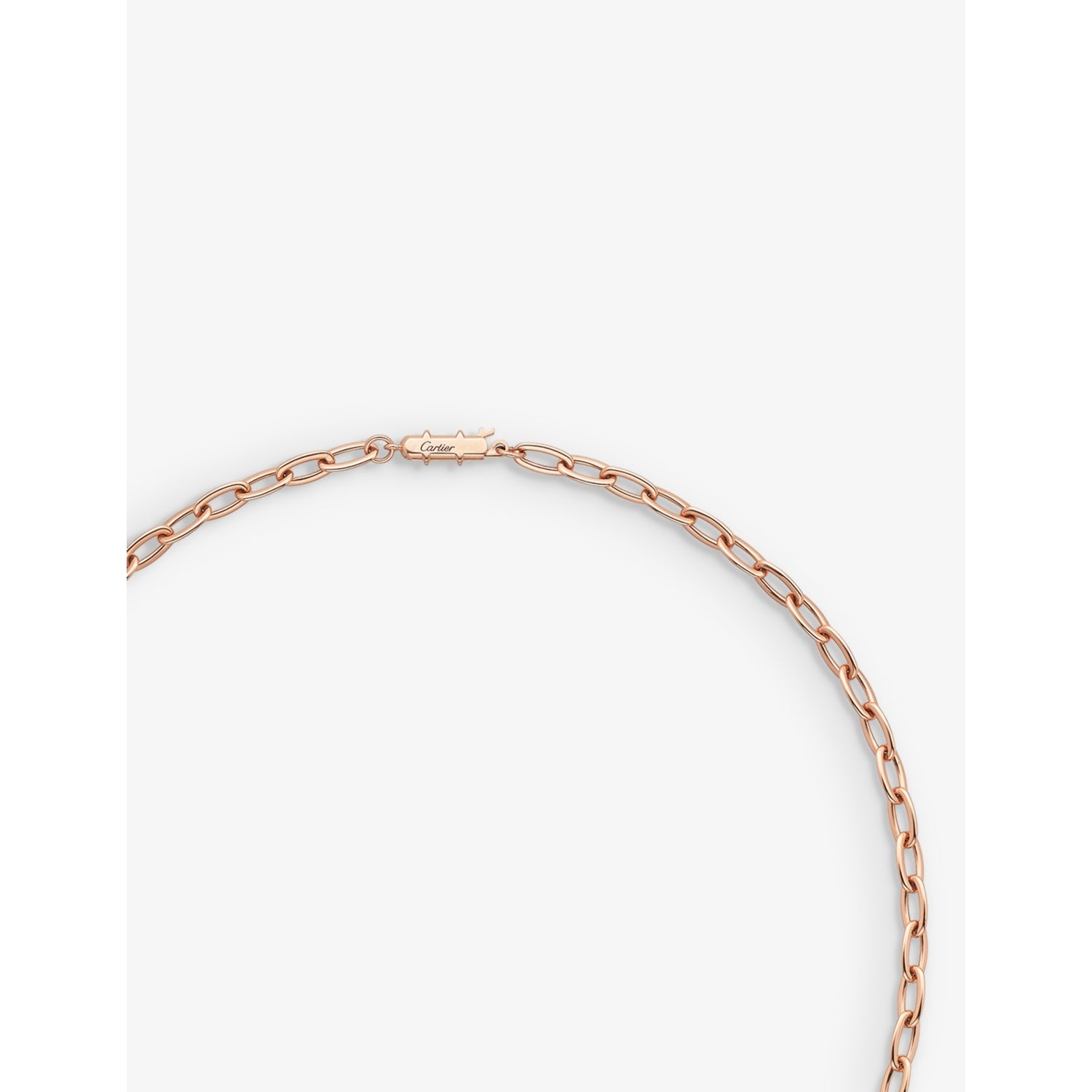 Cartier Juste un Clou rose-gold diamond necklace 45cm, imported from the UK