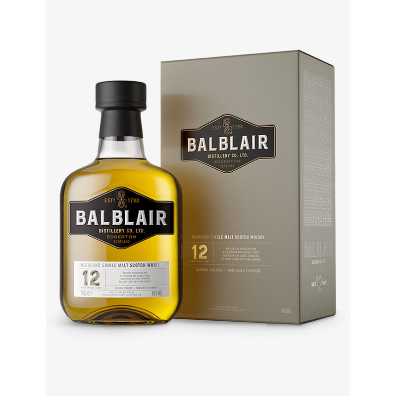 Balblair Distillery 12-year-old single-malt Scotch whisky 700ml