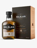 Balblair Distillery single malt Scotch whisky 18-year-old 700ml, UK version