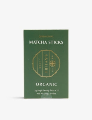 SAYURI matcha sticks organic 30g pack (British brand)