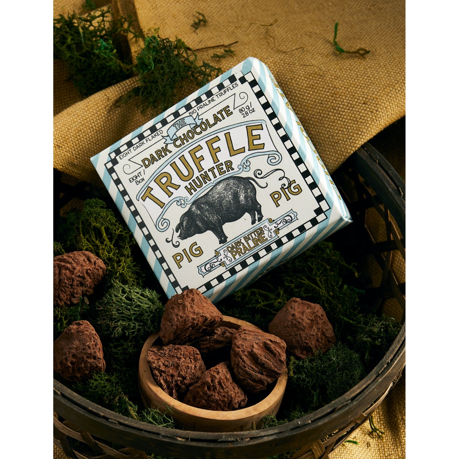 The Chocolate Gifting Company cocoa-dusted chocolate truffles 80g, UK version