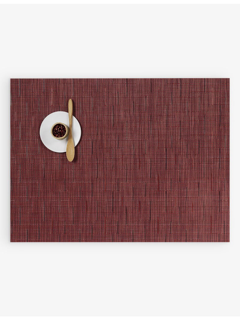 Chilewich woven bamboo rectangle placemat 36cm x 48cm - British product