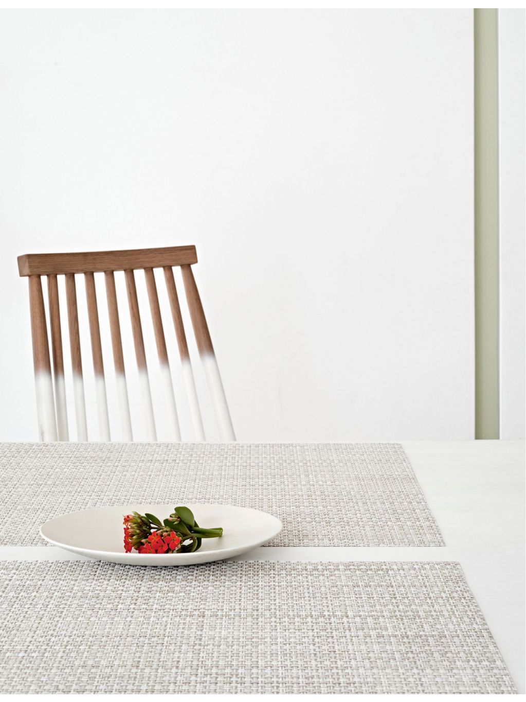 Chilewich woven bamboo rectangle placemat 36cm x 48cm - British product