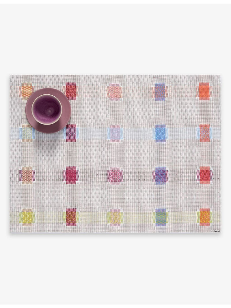 Chilewich Sampler woven rectangle placemat 36x48cm (British brand)